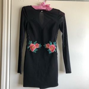 Material Girl Black Bodycon Dress